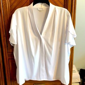 Calvin Klein White Blouse